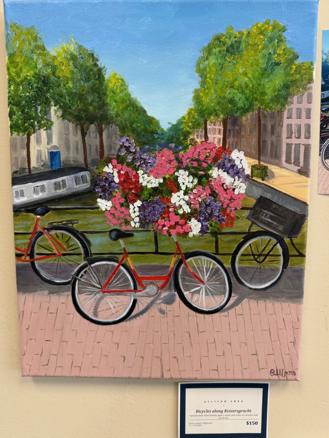 Bicycles along Keizersgracht